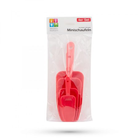 Műanyag lapát szett - 4 szín - 4 db / csomag