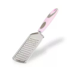 Kézi konyhai reszelő - rózsaszín - 23 x 6 x 1,3 cm