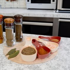   Mérőkanál szett - műanyag - 17 x 9,3 x 6 cm - 4 db / csomag