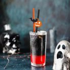 Papír szívószál - halloween - 197 x 6 mm - 12 db / csomag