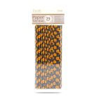 Papír szívószál - halloween - 197 x 6 mm - 25 db / csomag