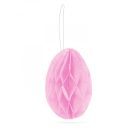 Húsvéti lampion - felakasztható tojás alakú - papír - 5 db / csomag