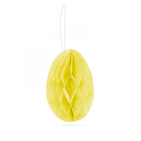 Húsvéti lampion - felakasztható tojás alakú - papír - 5 db / csomag