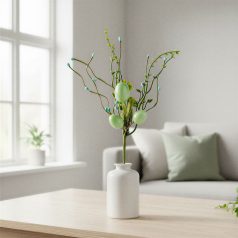 Húsvéti tojásfa ág - zöld - 28 x 16 cm