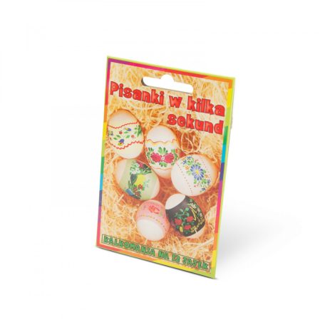 Húsvéti dekoráció - matrica szett - 12 db / csomag