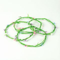 Húsvéti színes koszorú - 65 cm - 4 db / csomag