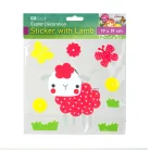 Húsvéti dekoráció - habmatrica - bárányos - 19 x 19 cm