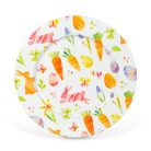 Húsvéti tálca - fém - répás - 33 cm