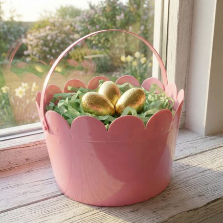 Húsvéti kiskosár - 3 féle szín - Ø20 x 13 cm