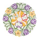 Húsvéti hímzett alátét -  Ø35 cm