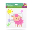 Húsvéti dekoráció - zselés ablakdekor - 19 x 19 cm - többféle