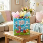 Húsvéti ajándéktáska - 22 x 23 x 11 cm - 4 féle