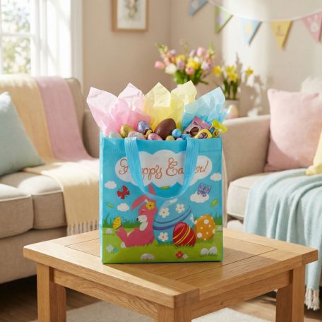 Húsvéti ajándéktáska - 22 x 23 x 11 cm - 4 féle