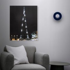   LED-es fali hangulatkép - "Burj Khalifa" -  2 x AA, 38 x 48 cm
