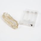 LED fényfüzér - 5 m - 50 LED - melegfehér - 3 x AA