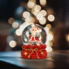 Karácsonyi hógömb - 4 féle - 12 db / display