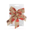 Ajándék masni - 14 x 14 cm - 4 féle - 2 db / csomag