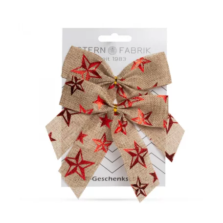 Ajándék masni - 14 x 14 cm - 4 féle - 2 db / csomag