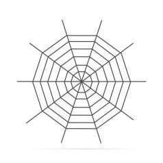   Plüss pókháló - halloween-i dekoráció - 200 cm - fekete