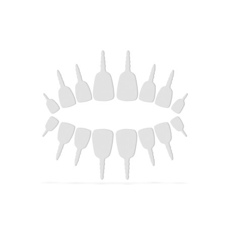 Halloween-i töklámpás fogak - 18 fog / csomag