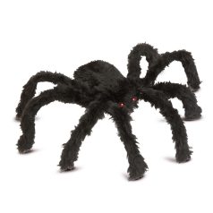   Pókháló fényfüggöny pókkal - melegfehér 60 db LED - USB-s