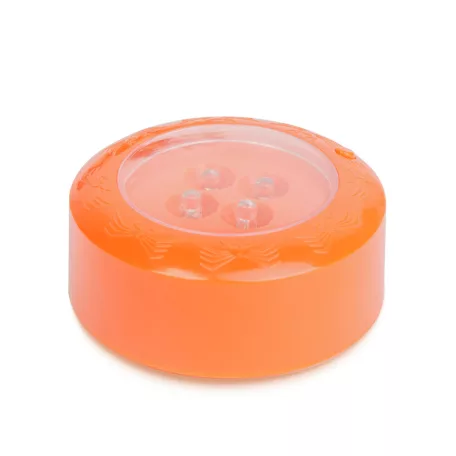 Halloween-i LED hangulatvilágítás - 4 színű LED - 2 x AAA - narancs - 77 x 35 mm