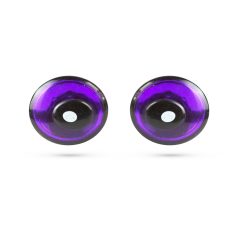 Halloween-i ijesztő szempár - zöld LED-es - elemes