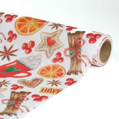   Asztalterítő futó - 180 x 28 cm - 70% poliészter, 30% pamut