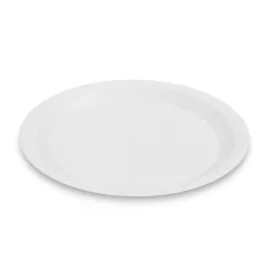 Papírtányér szett - fehér - 23 cm - 12 db / csomag