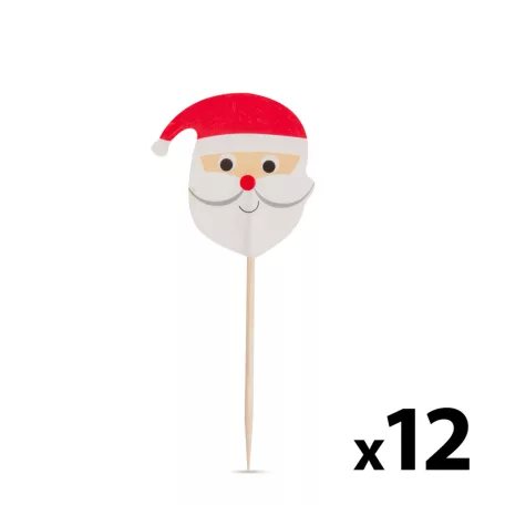 Falatka pálcika - mikulás - 8,5 cm - 12 db / csomag