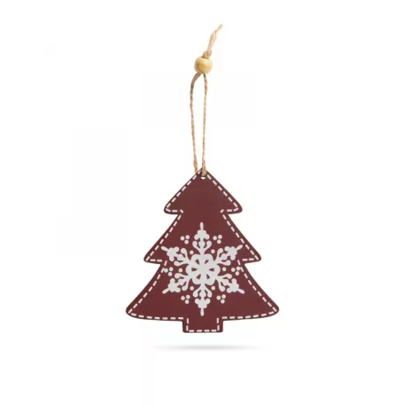 Karácsonyfadísz - fenyőfa - akasztható - 8,5 x 9,2 cm