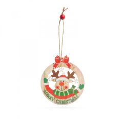 Karácsonyfadísz - rénszarvas - akasztható - 8,5 x 9,5 cm