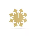 Karácsonyi dekor - jégkristály - arany - 7 x 7 cm - 5 db / csomag