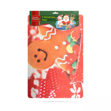 Karácsonyi lábtörlő - mézeskalács - 58 x 38 cm