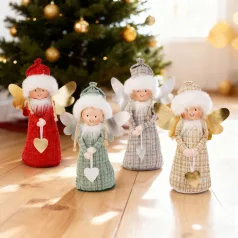 Dekorációs baba - angyalka - 30 cm - 4 féle