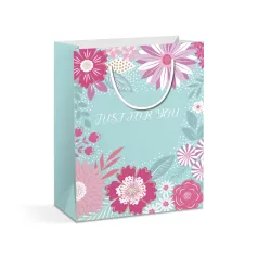   Ajándéktasak - papír - 178 x 102 x 228 mm - 2 féle / csomag - 12 db / csomag