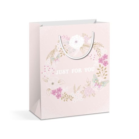 Ajándéktasak - papír - 178 x 102 x 228 mm - 2 féle / csomag - 12 db / csomag