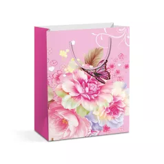   Ajándéktasak - papír - 330 x 102 x 457 mm - 4 féle / csomag - 12 db / csomag