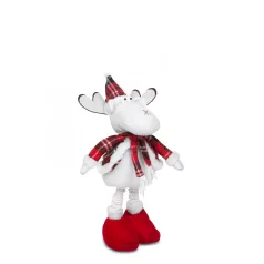   Karácsonyi rénszarvas dekoráció - teleszkópos lábbal - 45 - 60 cm