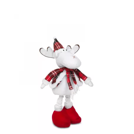 Karácsonyi rénszarvas dekoráció - teleszkópos lábbal - 45 - 60 cm