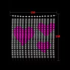 Smart fényfüggöny - 100-240V - 400 db RGBIC LED - 2 x 2 m - Wi-Fi, Bluetooth