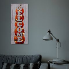   Halloween-i LED-es hangulatkép - fali akasztóval, 2 x AA, 30 x 70 cm