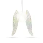 Karácsonyi dísz - irizáló, akril angyalszárnyak - 15 x 12,5 x 1,5 cm