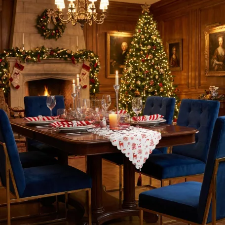 Karácsonyi asztalterítő futó - 180 x 35 cm