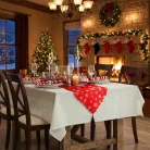 Karácsonyi asztalterítő futó - 180 x 35 cm