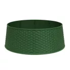 Karácsonyfatalp takaró - zöld, műanyag - 65 x 23 cm