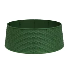 Karácsonyfatalp takaró - zöld, műanyag - 65 x 23 cm