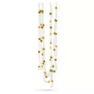 Karácsonyi organza girland - 2,7 m - 10 mm - arany