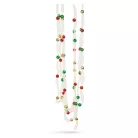Karácsonyi organza girland - 2,7 m - 10 mm - többszínű