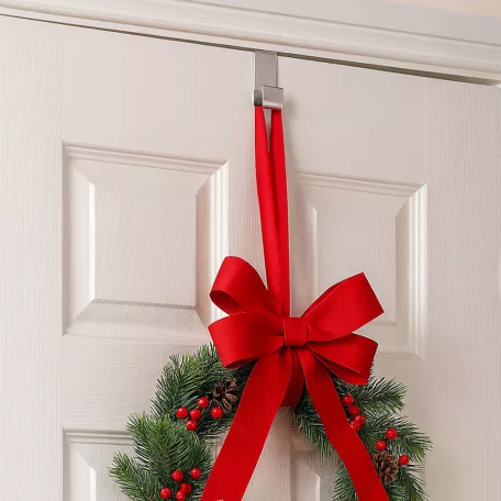 Kopogtató / Ajtódísz tartó - fém - 7 x 6,5 x 2 cm - 2 db / csomag